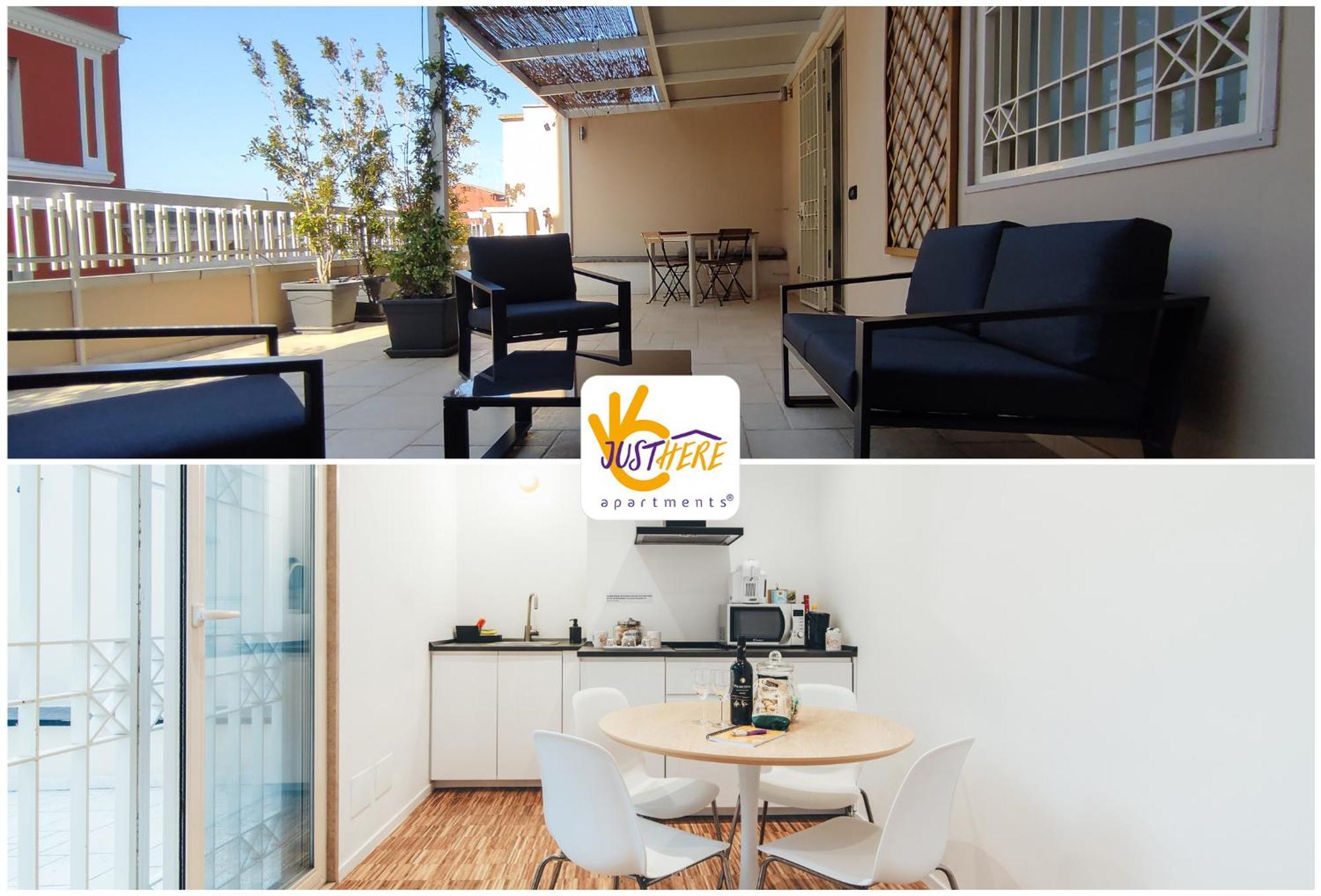 Just Here Apartments - La Terrazza Барі Екстер'єр фото